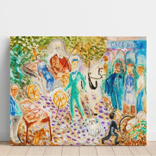 Parisergata - Nils Dardel | Reproduction Tableau Décoration murale affiche copie