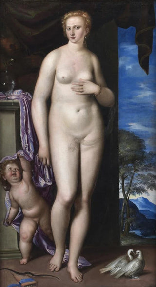 Parrasio Micheli - Venus and Cupid.webp