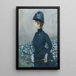 Paul Csar Helleu - La femme aux fleurs.webp