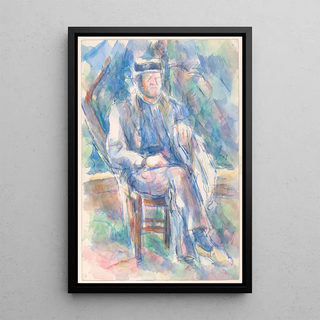Paul Czanne - Man Wearing a Straw Hat.webp