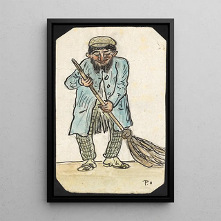 Paul Franz Otto - Mann mit Besen.webp