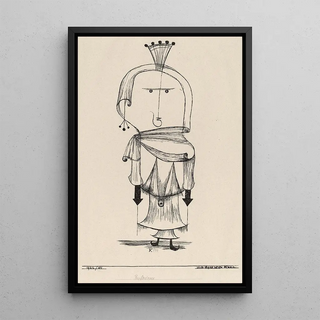 Paul Klee - Die Hexe mit dem Kamm Witch with a Comb.webp