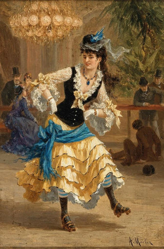 Paul mile Antony Morlon - Junge Pariserin auf der Rollschuhbahn.webp