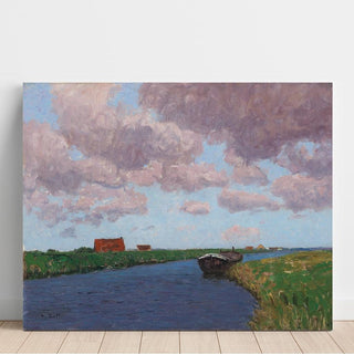 Paysage Belge - Alfred Zoff | Reproduction Tableau Décoration murale affiche copie