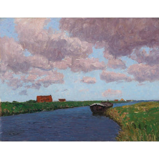 Paysage Belge - Alfred Zoff | Reproduction Tableau Décoration murale affiche copie