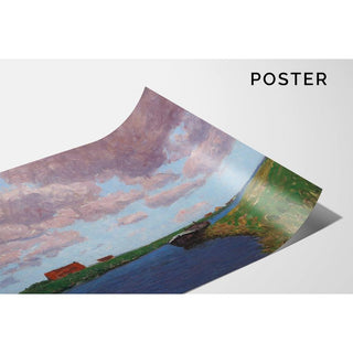 Paysage Belge - Alfred Zoff | Reproduction Tableau Décoration murale affiche copie