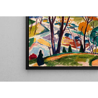 Paysage, pont, vallée de Huntingdon - Henry Lyman Sayen | Reproduction Tableau Décoration murale affiche copie