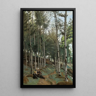 Breton Landscape - Jean-Baptiste Camille Corot | Art print Wall Decoration Painting Poster Copy