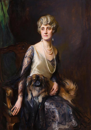 Philip Alexius de Lszl - A portrait of Mrs Frederick L Pratt ne Miss Jeannie Williams.webp