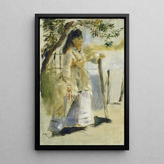 PierreAuguste Renoir - Woman by a Fence.webp