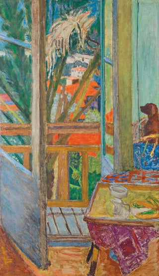 Pierre Bonnard - La portefentre avec chien.webp