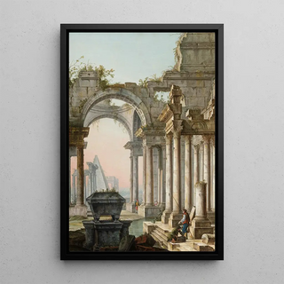 Pietro Bellotti - Capriccio with Ruins.webp
