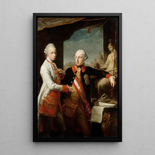 Pompeo Batoni - Emperor Joseph II With Grand Duke Pietro Leopoldo Of Tuscany.webp