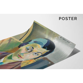 Portrait de Maria Lani - Robert Delaunay | Reproduction Tableau Décoration murale affiche copie