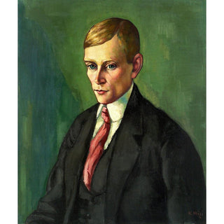 Portrait of a Man - Konrad Mägi | Reproduction Tableau Décoration murale affiche copie