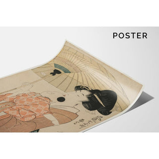 Prayers for Rain, de la série Seven Elegant Komachi - Kitagawa Utamaro | Reproduction Tableau Décoration murale affiche copie