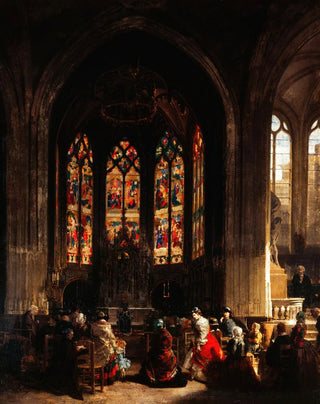 Prosper Lafaye - La chapelle de la Vierge lglise SaintGervaisSaintProtais.webp