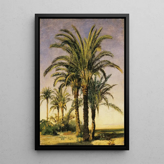 Prosper Marilhat - Palm Trees.webp