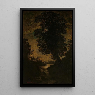 Ralph Albert Blakelock - A Waterfall Moonlight.webp