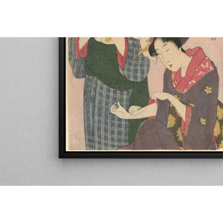 Rat et cheval - Kitagawa Utamaro | Reproduction Tableau Décoration murale affiche copie