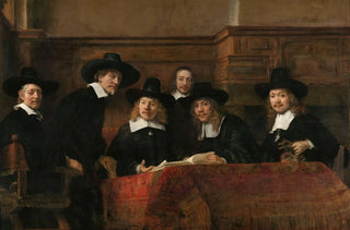 Rembrandt van Rijn - The Sampling Officials of the Amsterdam Drapers Guild Known as The Syndics.webp