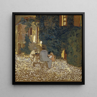 Meal in a garden - Édouard Vuillard