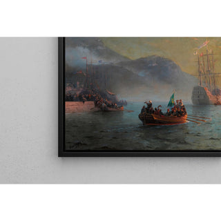 Reproduction Adieu avant d'entreprendre son voyage de Port Palos en Espagne - Ivan Konstantinovich Aivazovsky