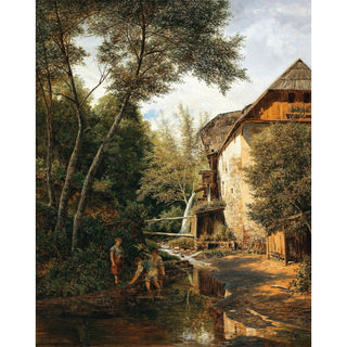 Reproduction An Old Mill above Pörtschach - Alfred Zoff