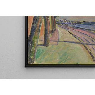 Reproduction Arbres au bord du canal - Edvard Munch