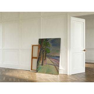 Reproduction Arbres au bord du canal - Edvard Munch