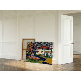 Reproduction Arbres bleus - Henry Lyman Saÿen