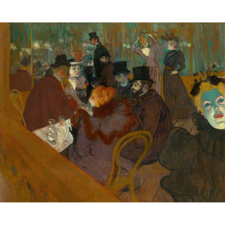 Reproduction Au Moulin Rouge - Henri de Toulouse-Lautrec