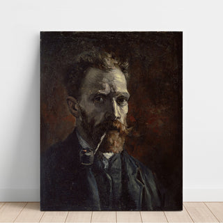 Reproduction Autoportrait à la pipe - Vincent van Gogh