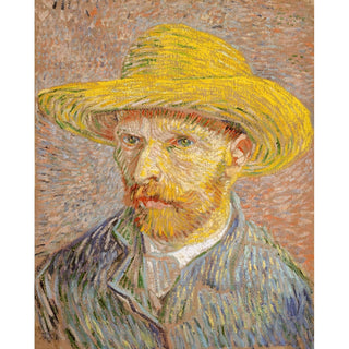 Reproduction Autoportrait au chapeau de paille - Vincent van Gogh
