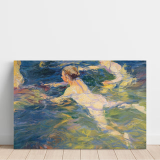 Reproduction Baigneurs à Jávea - Joaquín Sorolla