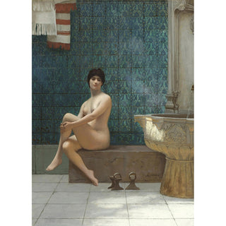 Reproduction Baigneuse À La Piscine De Brousse - Jean-Léon Gérôme