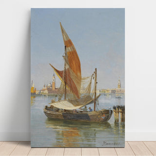 Reproduction Bateaux de pêche dans la lagune, Venise - Antonietta Brandeis