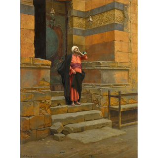 Reproduction Before the Mosque - Ludwig Deutsch