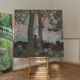 Reproduction Bénédiction d'un yacht sur le Belon - Maurice Denis