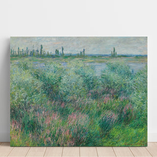 Reproduction Berges de la Seine près de Vétheuil - Claude Monet