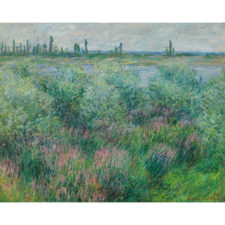 Reproduction Berges de la Seine près de Vétheuil - Claude Monet