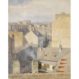 Reproduction Blick aus dem Atelier Klagbaumgasse, Wien - Marie Egner