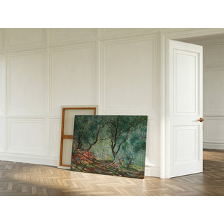 Reproduction Bois d'Oliviers au Jardin Moreno - Claude Monet
