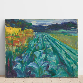Reproduction Cabbage Field - Edvard Munch
