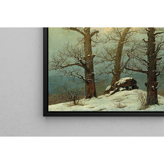 Reproduction Cairn sous la neige - Caspar David Friedrich