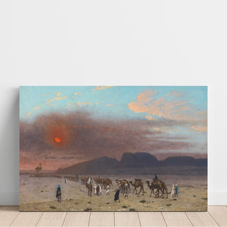 Reproduction Caravane dans le Désert - Jean-Léon Gérôme