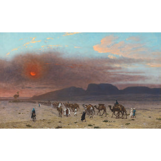 Reproduction Caravane dans le Désert - Jean-Léon Gérôme