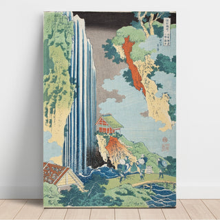 Reproduction Chutes d'Ono sur le Kisokaidō - Katsushika Hokusai