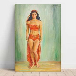 Reproduction Cissi Olsson dans le rôle d'Anitra dans Peer Gynt - Nils Dardel