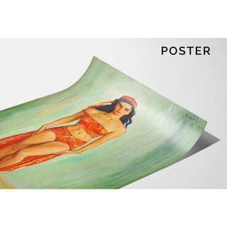 Reproduction Cissi Olsson dans le rôle d'Anitra dans Peer Gynt - Nils Dardel
